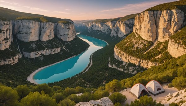 Découvrez le Guide Ultime du Camping Nature dans les Spectaculaires Gorges du Verdon